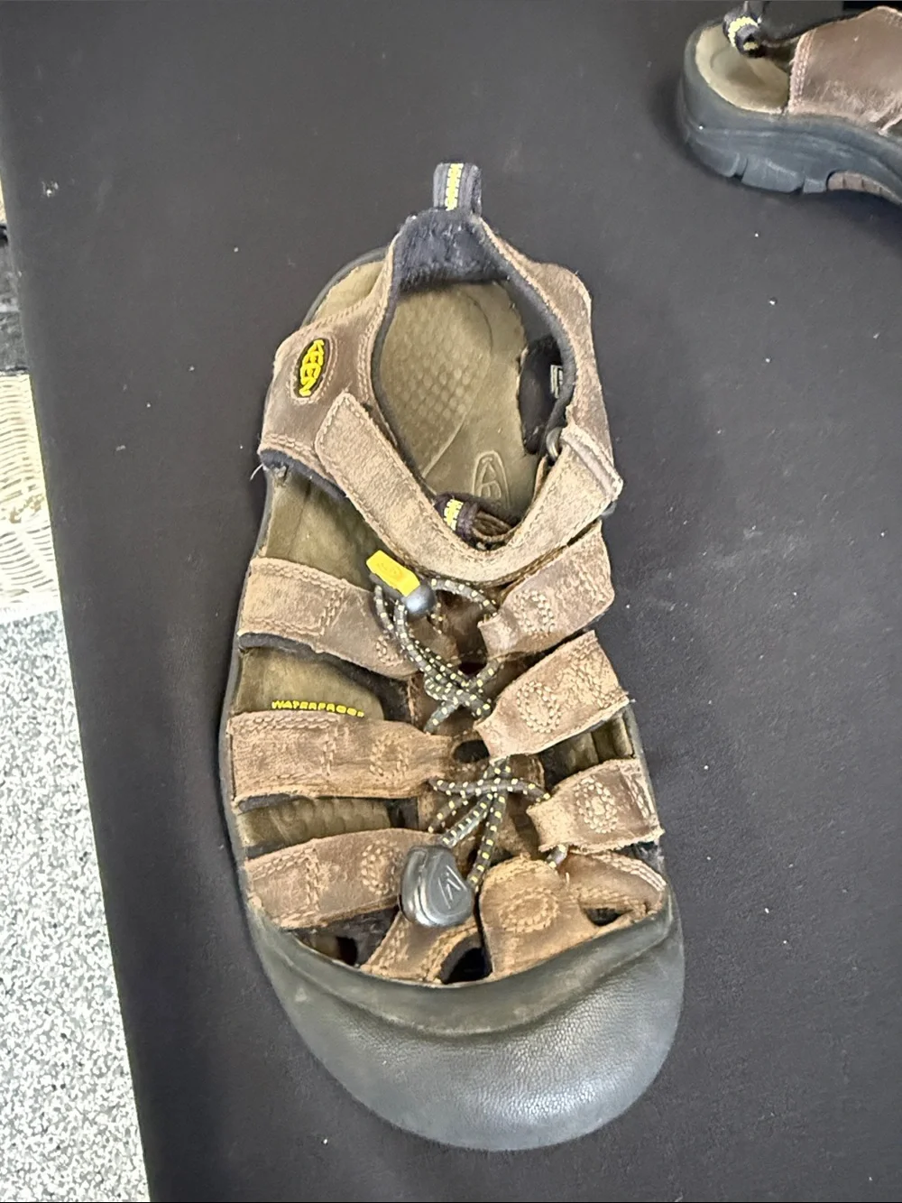 Keen Brown Kids Outdoor Sport Sandals with Black Soles